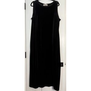 Vintage Ronni Nicole Velvet Long Dress Size XL Classic Formal‎ Opera Old Money